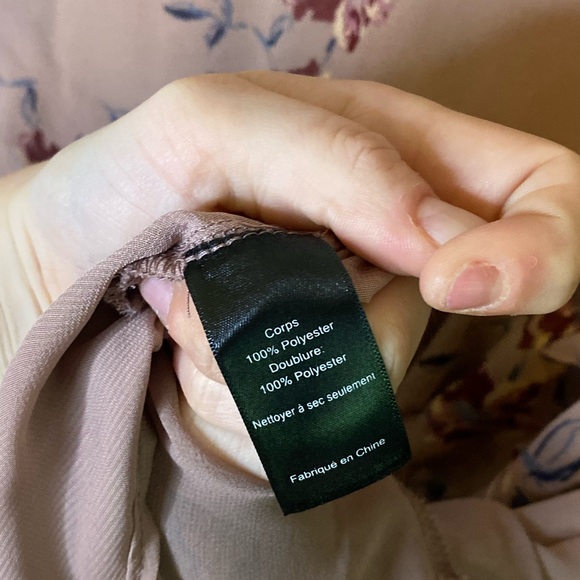 ASTR the Label | Heather Mauve Floral Print Long Sleeve Dress - Picture 8 of 11